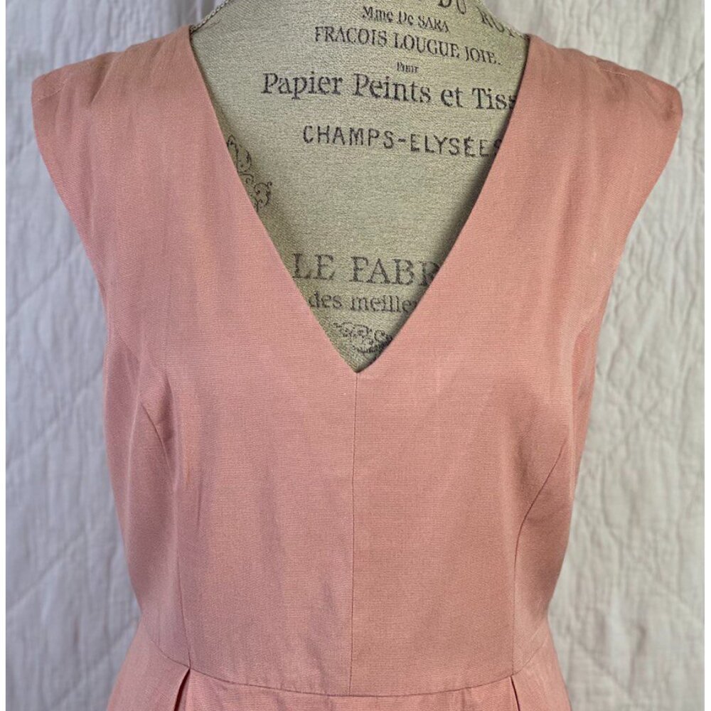 Anthropologie Painterly Pink Sleeveless Dress By Tracy Reese - Picture 6 of 11